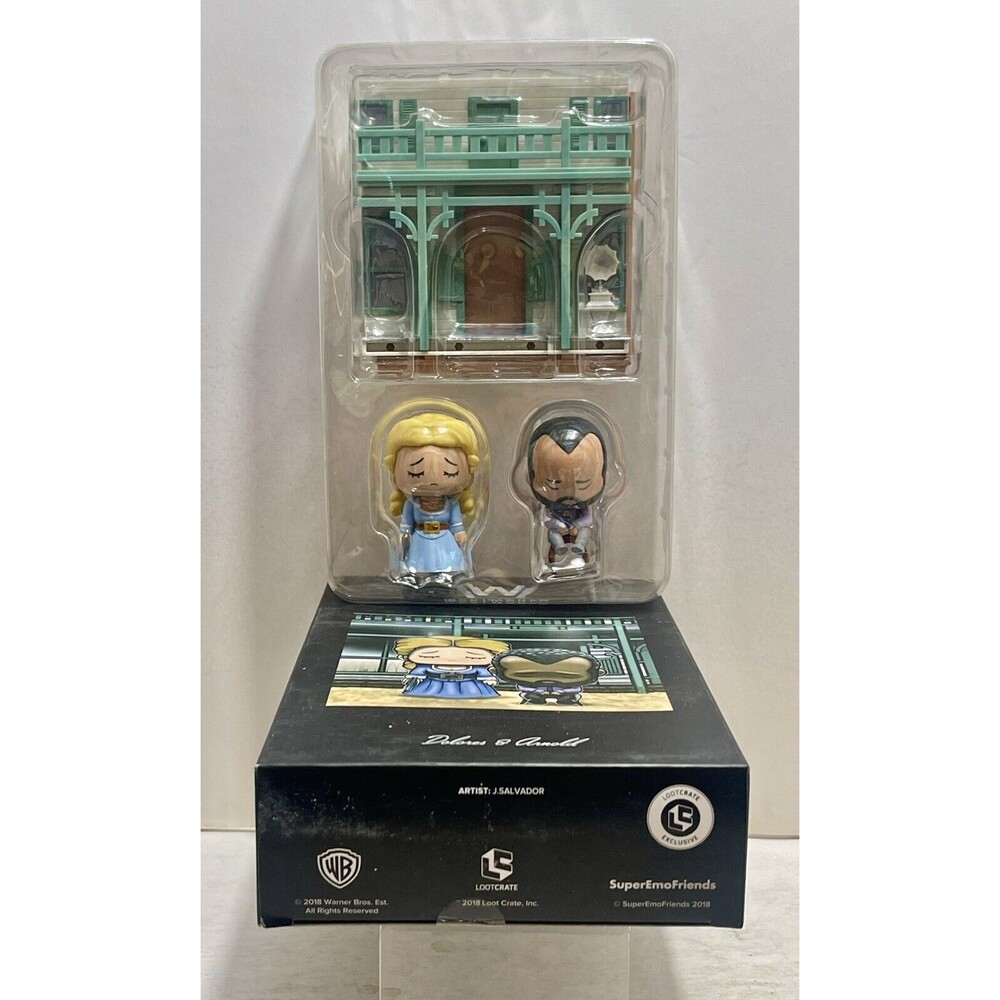 Loot Crate Westworld Dolores & Arnold Brand New in Original Packaging